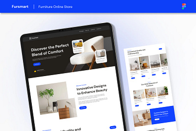 landing page ui/ux graphic design ui