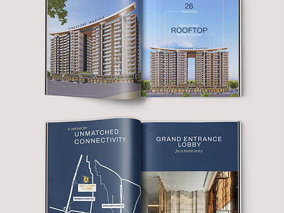 Real Estate Brochure brochure graphic design infographics magazine real estate