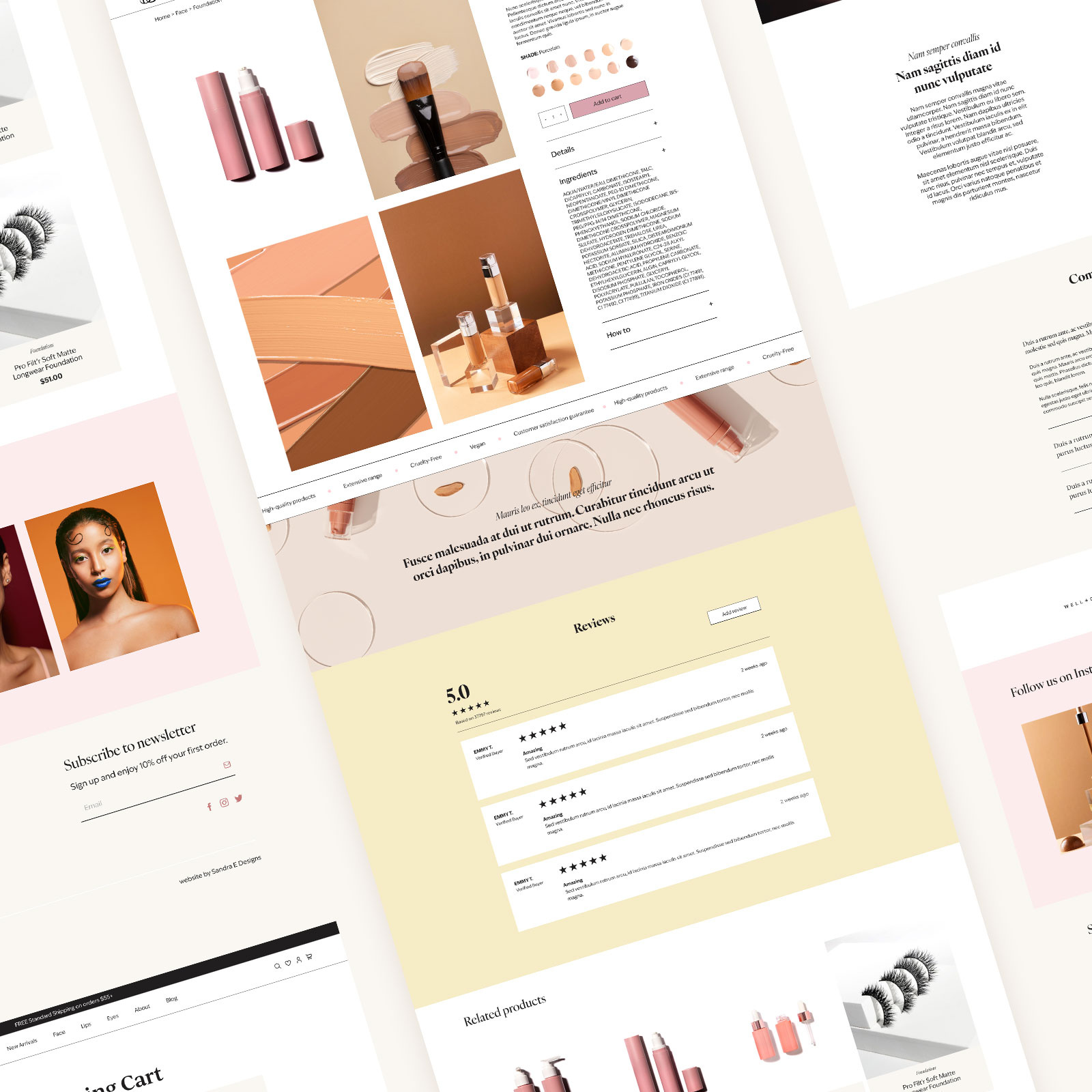 Example of Ecommerce Website Design & Development