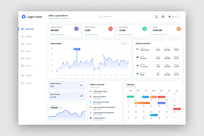 landing page ui/ux graphic design ui