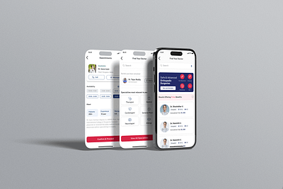 Doctor Appointment Screen Design app design appointment design doctor appointment elder care healthcare information architecture medical product design ui ui design ui screen