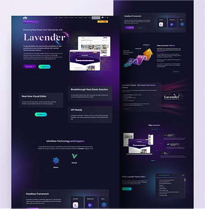 Landing Page autolayout components figma landing page prototype responsive ui ux web design