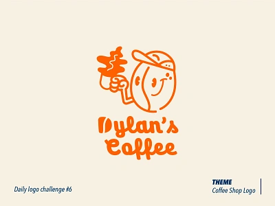 Daily Logo Challenge #6 - Coffee Shop Logo brand branding character character design coffee coffee logo design illustration logo logomark mascot mascot design vector