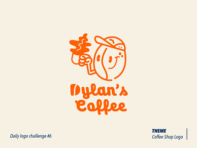 Daily Logo Challenge #6 - Coffee Shop Logo brand branding character character design coffee coffee logo design illustration logo logomark mascot mascot design vector