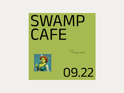 swamp vol. 2 / event poster branding graphic design