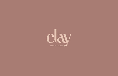 clay Beauty beauty branding clay design graphic design illustration logo typography