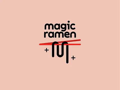 Magic Ramen Logo brand brand design branding design graphic design illustration logo logo design logotype