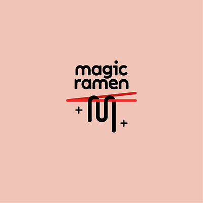 Magic Ramen Logo brand brand design branding design graphic design illustration logo logo design logotype