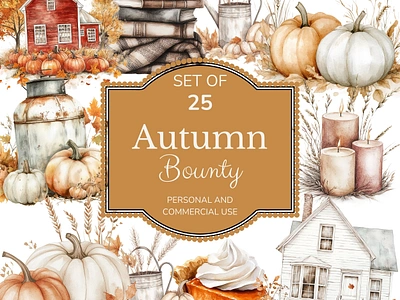 Autumn Bounty graphic design