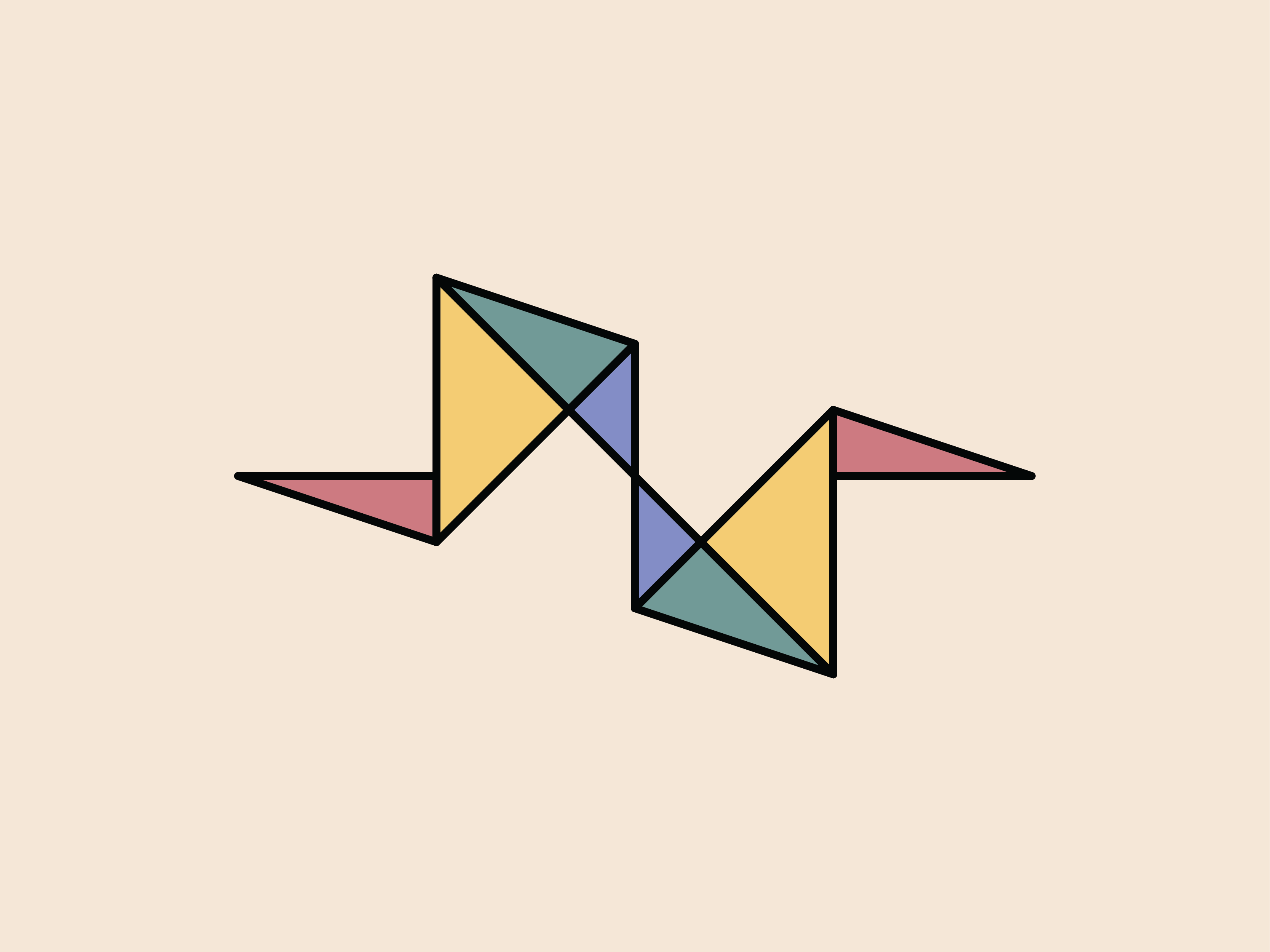 Example of Logo Design | Geometric Flow