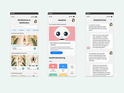 A Mobile App for Mindfulness branding conceptual design graphic design ui ui design ux design