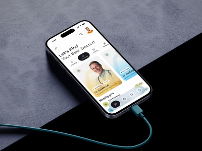 Healthcare service - Mobile app agency app design codexzel design doctor app doctor finding app ehsanux find doctor app health care health care app hospital app medical app medicine app minimalist mobile app mobile application service ui uiux design ux