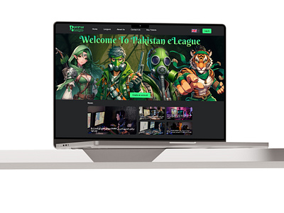 Pakistan eSports - Landing Page animation app branding design esports gaming graphic design illustration landing page logo motion graphics typography ui ui design user experience user interface ux vector web design website