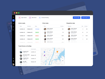 SaaS Product Logistics ui