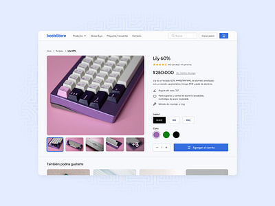 Single Product challenge e commerce keyboard service design club shop ui camp ui camp w24