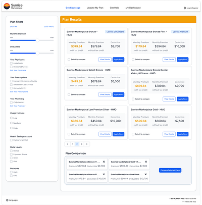 Sunrise Marketplace: Plan View