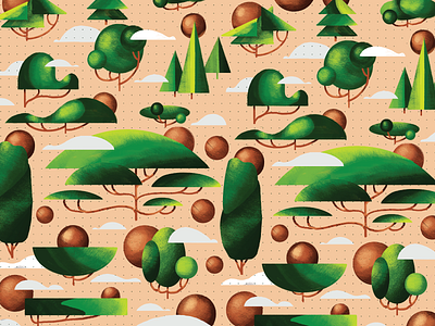 Trees or Avocados? artwork avocado avocados color drawing fun illustration landscape palette pattern procreate seed series sphere style texture tree trees unique whimsical