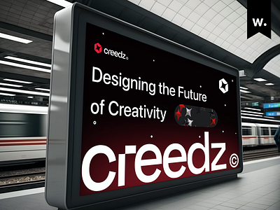 Creedz: Design Agency - Interactive UI/UX 3d animation awwwards branding creedz design agency graphic design logo ui uxui website