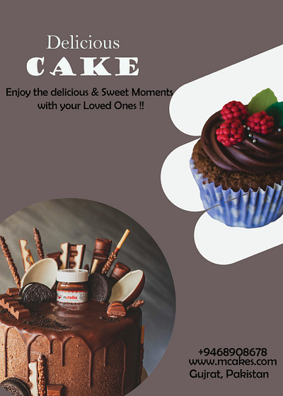 Bakery Promotional Poster advertising branding graphic design ui