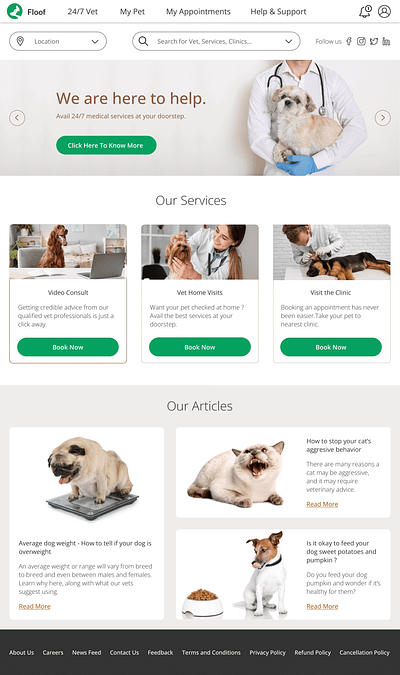 UI/UX Case Study : Veterinary Appointment Booking website case study figma graphic design logo sketch ui ux veterinary appointment website