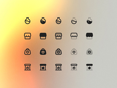 Test tube, Store, Cart, Fireplace icon | Pikaicons ux icons