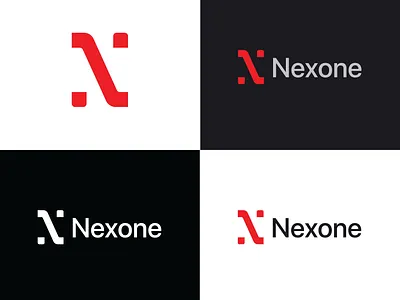 Nexone Name Logo 3d animation branding design graphic design logo motion graphics nexone ui vector
