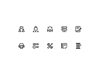 New icons assignments audio book contracts conversation encrypt login method new icon new icons restaurant server stack thread tools