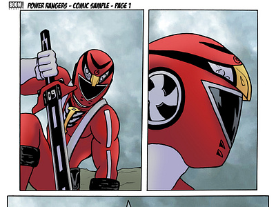 Boom! Studios Sample Page : POWER RANGERS art artist artwork boom! studios character illustration comic artist comic book comic style comics drawing examples ideas illustration illustrator ink power rangers saban sample page sketch submissions