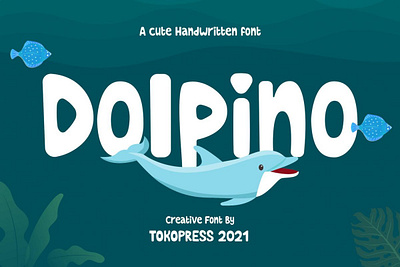 Dolpino – Kids Font branding children display font font game font gaming handwritten font kids kids font movie font poster youtube