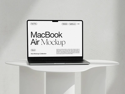 MacBook Air Mockup app branding download editable laptop laptop mockup macbook macbook mockup mock up mockup mockups packaging photoshop portfolio presentation psd screen ui ux web