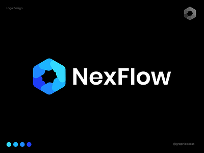 NexFlow – Cutting-Edge AI & Data Analytics Logo for Innovative ai best logo designer brand identity branding businessbranding cleandesign dataanalytics digitalsolutions gradientlogo innovationdesign itcompany logo logodesign minimallogo modernlogo softwaredevelopment startuplogo techlogo