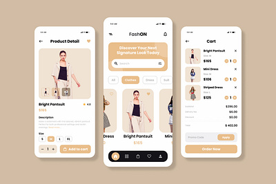 Fashon - Fashion Mobile App app application branding clothing confidence connection consumerism design dress fashionable interface merchandise outfit sale shoe shopping store stylish trendy ui