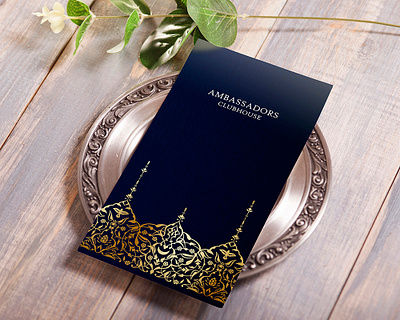 Ornate Elegance X Svetlana Molodchenko design frames gold intricate menu ornate