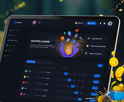 Crypto Gambling Dashboard bet betting casino casino game casino online crypto crypto casino crypto dashboard crypto gaming crypto staking gambling gambling games game gaming gaming dashboard online online casino uiux web design website