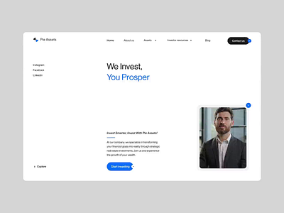 Pie Assets — Web Design for Investing Platform agent animation assets branding capital consulting crypto decentralized design fintech funding invest investing investment pooling property real estate saas uiux webdesign
