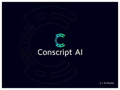 Conscript AI Company Logo ai company logo ai logo brand logo branding business logo creative logo software company logo software logo tech company logo tech logo technology company logo