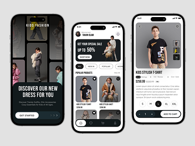 Cloth Fashion App Design app design cloth cloth app clothing fashion app ios mobile online app store