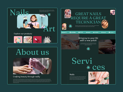 Nailly - Beauty & Wellness Website Webflow Template beauty beauty salon business ecommerce fashion jewellery lifestyle multi layout portfolio responsive design salon websites shop small business uiux webflow template webflow website