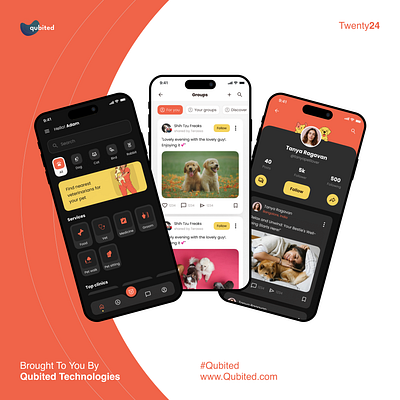 Pet Healthcare App Design Part 2 3d app design branding design company design services graphic design motion graphics ui web app design web design