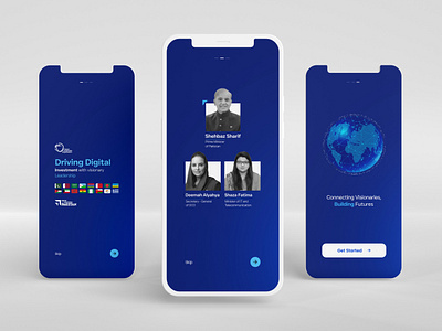 Splash & Onboarding Screens app ui application design event app mobile app onboarding screens splash screens ui user experience