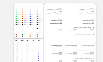 Style Uikit Iran server design typography ui ui design uikit web design