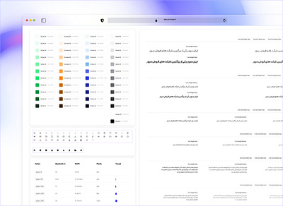 Iranserver Design System design typography ui ui design uikit web design