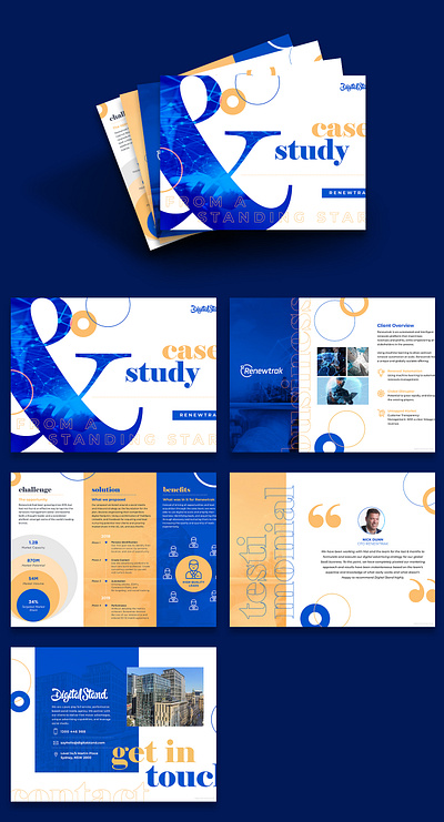 Digital Stand Case Study Whitepaper PDF Design agency book branding case company corporate creative design digital download ebook graphic graphic design illustration indesign layout online print study whitepaper