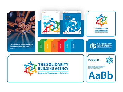 TSBA | Education Agency Brand abstract logo brand identity colorful communication connect education graphic design leadership logo minimal logo modern logo playful software solidarity training ui un united unity universities