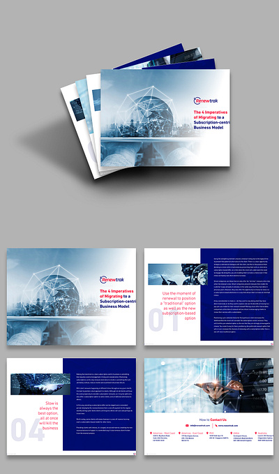 Renewtrak Whitepaper PDF Design book branding company corporate creative design digital download ebook free graphic graphic design illustration indesign layout online pdf print whitepaper