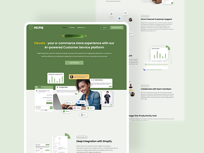 Landing Page Design – Website Screen community designinspiration landingpagedesign responsivedesign uidesign uiux userexperience userfriendly uxdesign visualdesign webdesign websitedesign