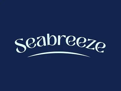 Seabreeze brand branding breeze design fashion identity logo ocean sea wordmark