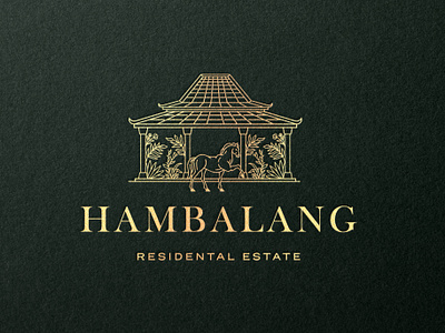 Hambalang: Branding Full Preview branding design floral geometric gold horse horse logo hotel logo house illustration illustrative logo indonesian line lineart logo luxury luxury logo minimal logo modern monoline