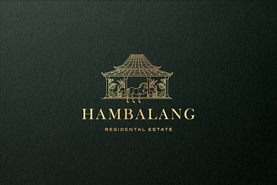 Hambalang: Branding Full Preview branding design floral geometric gold horse horse logo hotel logo house illustration illustrative logo indonesian line lineart logo luxury luxury logo minimal logo modern monoline