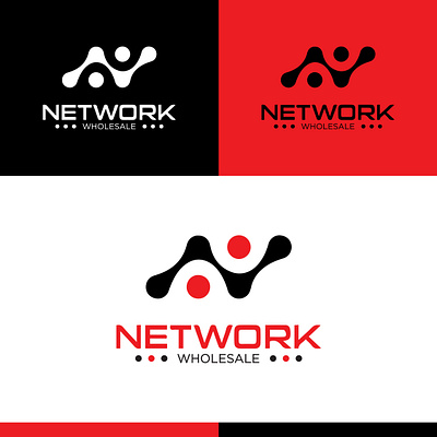 Network logo branding color corporate design design front graphic design illustration logo text ui vector